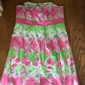 Size 12 Lily Pulitzer strapless dress